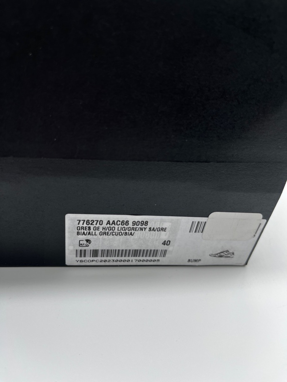 Saint Laurent Low Top Sneakers Grey Cream Panel Lace-Up - 40 (US 10) - Picture 14 of 14